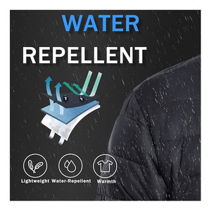 แจ็กเก็ตแบบหนาทำจากโพลีเอสเตอร์สำหรับฤดูหนาวแจ็คเก็ตบุนวมผ้าหนาพิมพ์โลโก้ได้ตามต้องการ - Product Image 3