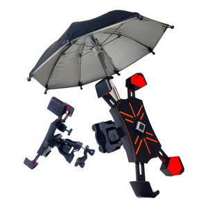 Support de téléphone portable pour moto avec mini-parapluie - Couleurs assorties - Product Image 2