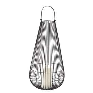 Farol de Hierro Elaborado para Exhibiciones Artísticas que Ofrece un Hermoso Brillo Cálido con un Patrón Metálico Decorativo Único - Product Image 1