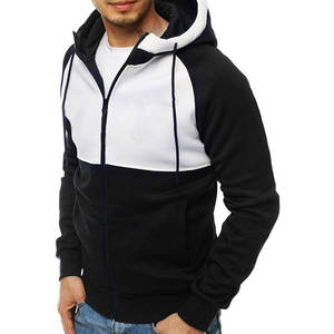 Sweat à capuche zippé en coton mélangé imperméable pour hommes, sweat-shirt à capuche zippé de haute qualité, hiver essentiel, polaire lourde surdimensionnée - Product Image 2