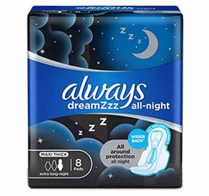 Always Anti-Bunch Xtra Protection, Panty Liners para mujer, Regular, sin perfume, 136 unidades - Product Image 5