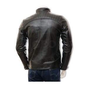 Vestes en cuir véritable à la mode pour hommes Dernier style 2026 - Product Image 6