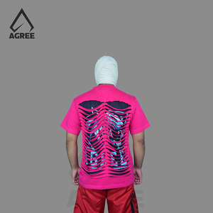 Camiseta de cuello redondo de algodón 100% para hombre al por mayor, tela ligera de secado rápido, novedad de moda, servicio OEM ODM personalizado para uso en el gimnasio - Product Image 6