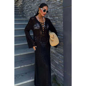 Vestido Elegante Birit 2838 con Detalles Calados, Traje de una Pieza - Product Image 4