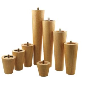 Pieds de meubles de rechange en bois rond massif pour armoire de table basse de chaise de canapé - Product Image 6