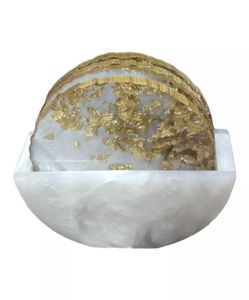 ที่รองแก้วเรซิ่นทำมือสุดหรูสำหรับตกแต่งโต๊ะและตัวเลือกของขวัญจากอินเดีย - Product Image 2