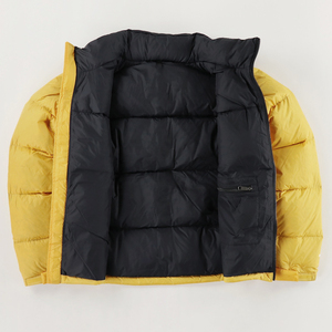 Veste matelassée pour homme Manteaux d'hiver personnalisés OEM Veste en duvet pour homme à col montant Veste matelassée pour homme - Product Image 4