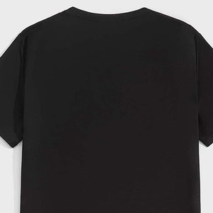 Conjunto de ropa activa de verano al por mayor para hombre, nueva camiseta de manga corta a la moda, pantalones cortos de talla grande estampados en tela de rizo, patrón sólido - Product Image 5