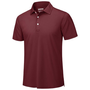 OVERSEAS SPORTS Polo à imprimé paillettes arc-en-ciel pour hommes coupe régulière, coton Spandex, 200-210 GSM grande taille - Product Image 6