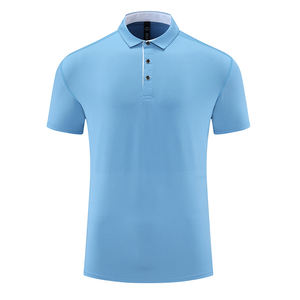 Polos de algodón informales de verano para hombre de etiqueta privada, camisetas de golf de manga corta con patrón sólido y estampado de logotipo, Top Formal para hombre - Product Image 1