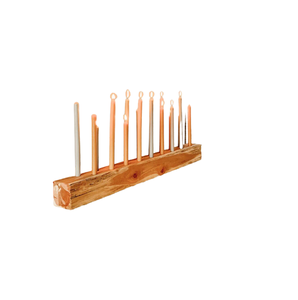 Wholesale Price Vintage <b>Pillar</b> Handmade <b>Wooden</b> Candlestick <b>Holder</b> Creative <b>Candle</b> Stand Home Wedding & Party Decor - Product Image 1