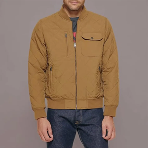 Blouson Bomber Décontracté en Toile Coupe-Vent à Manches Longues pour Homme, Collection Automne-Hiver 2026, Personnalisable avec Broderie Frontale pour la Personnalisation - Product Image 5