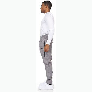 Pantalons et pantalons pour hommes de grande taille en coton coupe ajustée survêtement décontracté et styles formels - Product Image 2