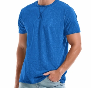 Camiseta corta en blanco con estampado de logotipo OEM, camisetas de algodón con hombros caídos 280GSM, camiseta de gran tamaño para hombre con timbre recortada - Product Image 1