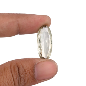 Améthyste verte naturelle 25X10MM ovale coupe normale 13.60Cts 1 pièce pierre précieuse pour la fabrication de bijoux - Product Image 4