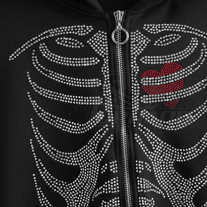 Fabricante de Pakistán sudaderas con diamantes de imitación de alta calidad mejor estilo buena calidad sudaderas con diamantes de imitación - Product Image 5