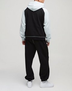 Vêtements décontractés 2 pièces survêtement personnalisé OEM vente en gros survêtement de couleur assortie pour hommes - Product Image 2