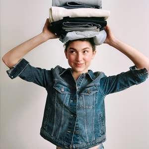 Veste en jean pour femmes, décontractée, à boutons, manteau d'automne, veste en jean bleu classique pour femmes, streetwear, vestes en jean pour femmes - Product Image 5