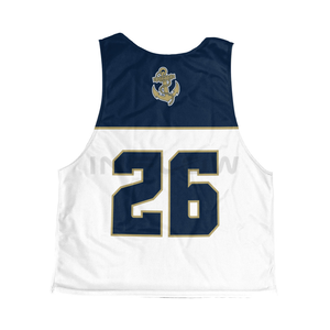 Maillot de football américain réversible Design rétro Sublimation crosse uniforme chemise ensemble hommes crosse maillot - Product Image 4