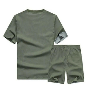 Nouveau Style personnaliser décontracté hommes Shorts ensembles deux pièces hommes court Gym été ensemble respirant été Offre Spéciale hommes vêtements ensembles courts - Product Image 2