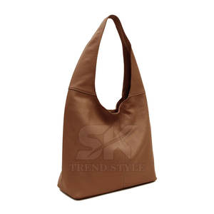 Hot <b>Sale</b> Made In Pakistan Leather Single <b>Shade</b> Hobo Bag Custom Logo Lightweight Leather Single <b>Shade</b> Hobo Bag - Product Image 2