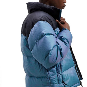 Veste matelassée légère de haute qualité hommes femmes toile manteau d'hiver coupe-vent imperméable à capuche col haute rue - Product Image 5