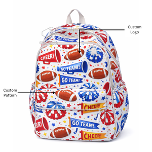 Multi-Functional Custom All over Print Cheerleading Spacious Backpack School Bag & Dance Practice Bag For Teens - Product Image 1