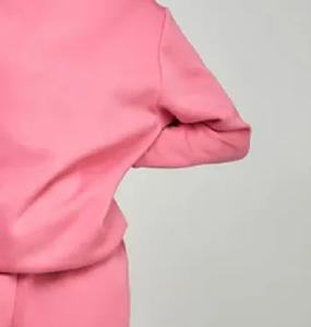 Ensemble de survêtement rose bébé pour femmes, sweat à capuche et pantalon de jogging, tenue de sport décontractée en deux pièces pour la salle de sport et le streetwear - Product Image 6