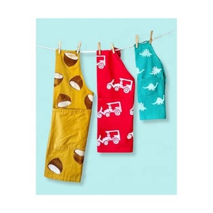 Multi Colour Patched Semi Transparent Embroidered Anti-oil Brief Kitchen <b>Baking</b> Cooking Accessories Bib Apron Drop Shipping - Product Image 2