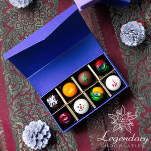 Bolas de Chocolate con trufas, decoración hecha a mano, marca vietnamita, venta al por mayor, para Navidad - Product Image 5