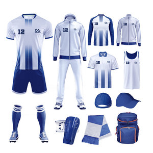 Maillot de football unisexe en tissu SMART à séchage rapide avec logo personnalisé, polyester/coton, ensemble complet d'entraînement, uniforme de football - Product Image 4