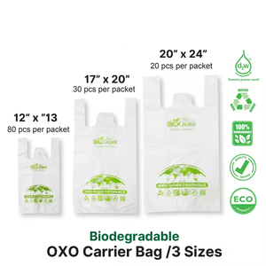 Bolsas laterales reciclables biodegradables ecológicas de diseño personalizado al por mayor con color y logotipo personalizados para supermercado - Product Image 6