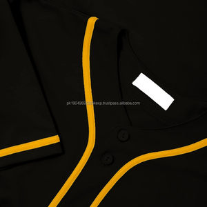 Maillot de baseball de qualité supérieure pour hommes Maillot de baseball imprimé de logo personnalisé Sports de plein air Maillot de baseball de style unique - Product Image 3