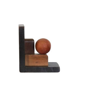 Serre-livres de support de livre en bois de qualité supérieure Serre-livres décoratifs en bois au design moderne à un prix raisonnable - Product Image 3