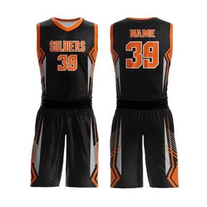 Uniforme de Baloncesto Personalizado de Alta Calidad, Talla Grande, Transpirable, Antibacterial, con Sublimación, Kit de Camiseta - Product Image 4
