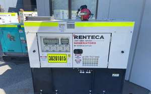 Générateur silencieux Shindaiwa DG20MK-P 20 kVA, châssis ouvert, démarrage automatique à distance, fréquence 60 Hz, vitesse 1800 tr/min, options de télécommande - Product Image 2