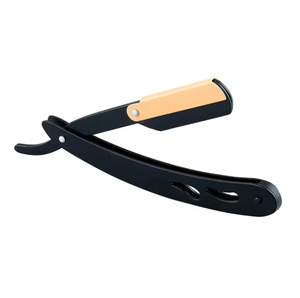 ANAAIF Maquinilla de Afeitar Plegable de Acero Inoxidable para Hombre, Herramienta de Afeitado Plateada, Soporte para Maquinilla de Afeitar, Formato en Polvo 2 en 1, Ecológica - Product Image 5