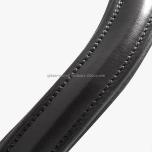 สายคาดหนังอานแบบหนาสีดำหรือน้ำตาลทุกรูปร่างออกแบบได้ตามต้องการมีปุ่มปิดแบบห่วง - Product Image 1