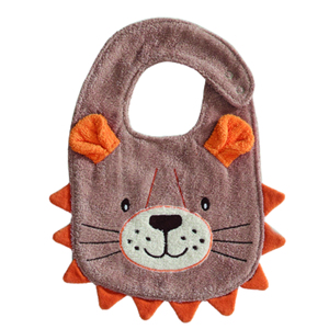 Baberos para Bebé con Forma de Animal OEM - Baberos de Algodón 100% Tejido, Ecológicos, Transpirables, Bordados y Gruesos para Alimentación de Bebés - Product Image 5