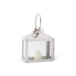 Vintage Stainless Steel Metal Candle Holder <b>Lantern</b> Thick Sturdy Quality Christmas Decorations Home Outdoor Made Glass Metal - Product Image 5