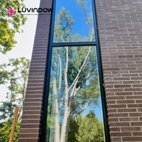 Luvindow Canada Projekt Schmalrahmen-Aluminium-Drehkippfenster CSA-Zertifiziert Große Glasfenster für Kaltes Klima