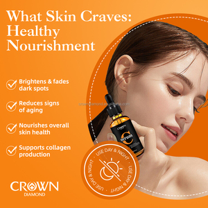Etiqueta privada Hidratante Reafirmante Iluminador Anti Acné Envejecimiento Eliminación de manchas oscuras Vitamina C Blanqueamiento fuerte Suero para el cuidado de la piel facial - Product Image 3