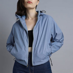 Nouvelle mode de vente en gros prix bon marché veste coupe-vent légère pour femmes quantité minimale de commande bas d'extérieur meilleure vente veste coupe-vent pour femmes - Product Image 4