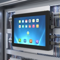 Panel PC Industrial de Pantalla Ancha de 27 Pulgadas FHD I5 I7 de 14.ª Generación DDR5 Capacitivo Multitáctil RS232 HDMI DP Sin Ventilador para Montaje en Pared