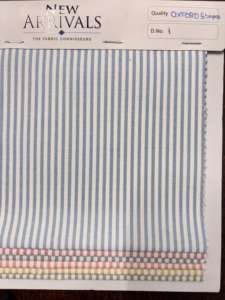 Qualité d'exportation de tissu de chemise en poly coton tissé à rayures Oxford de qualité supérieure pour vêtements et mariages-pour garçons et filles - Product Image 3
