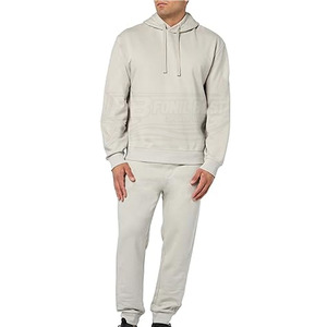 Survêtement Homme Grande Taille 2-en-1 à Capuche Uni, 100% Coton Respirant, Écologique et Léger, Idéal pour l'Hiver et le Jogging Décontracté – Qualité Supérieure - Product Image 1