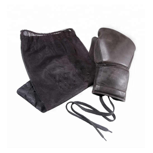 ถุงมือมวยหนัง PU คุณภาพสูงสำหรับผู้ใหญ่ถุงมือฝึกแบบผูกเชือกออกแบบโลโก้ได้ตามต้องการ - Product Image 6