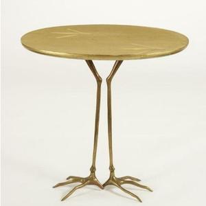 Table d'appoint ronde de luxe en métal, design antique, qualité supérieure, taille personnalisée, en aluminium et laiton - Product Image 2