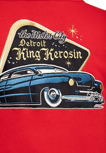 Vestes Letterman High Street Varsity personnalisées pour hommes, bombardier de baseball d'hiver chaud, manches en cuir, chenille brodée sur le devant XS 6XL - Product Image 4