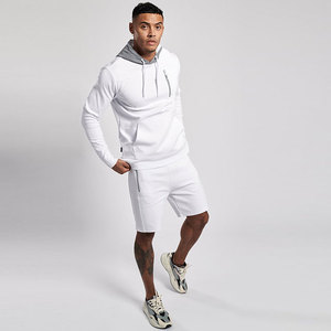 Sweat à capuche épais pour homme en molleton 100% coton de haute qualité, 250-500 g/m², motif écossais ou uni, avec logo personnalisé, en French Terry - Product Image 3